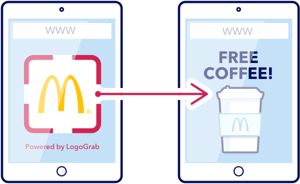 Illustration showing consumer engagement app