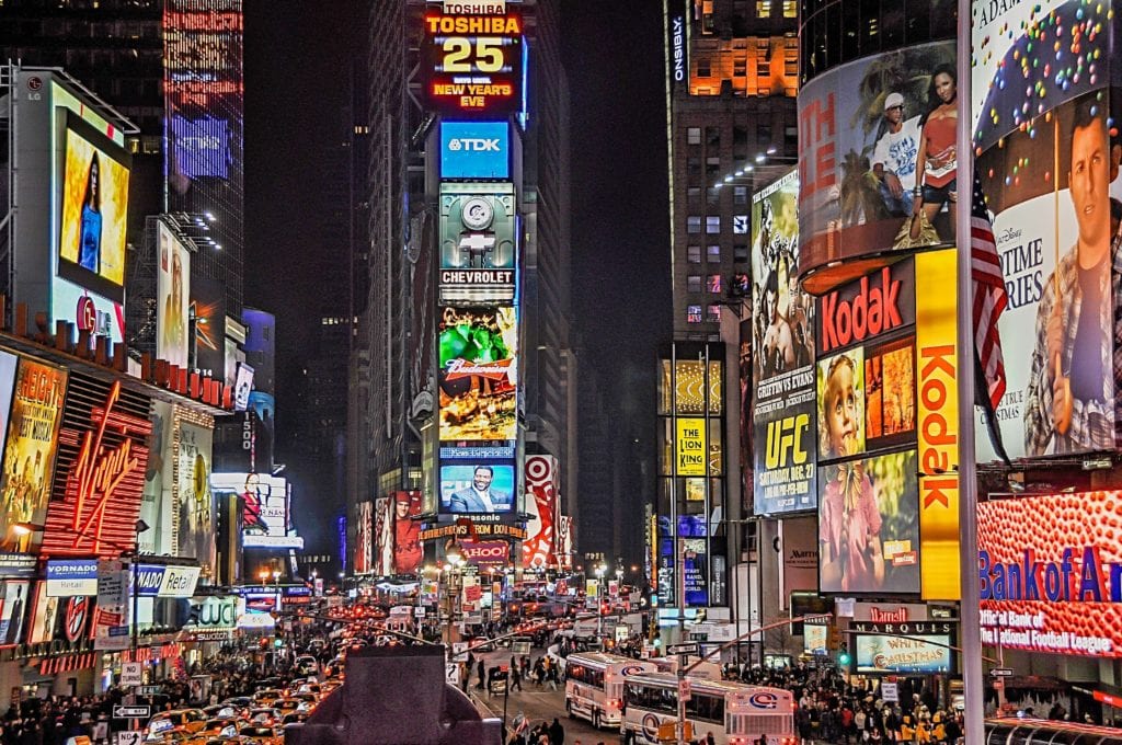 Street lights and billboards to show the future of advertising