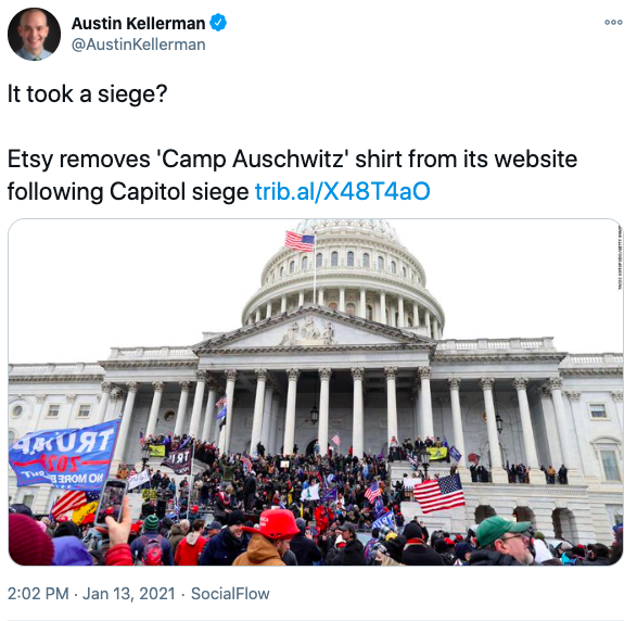 Austin-Kellerman-Tweet-Camp-Auschwitz_ Capitol Hill Riots